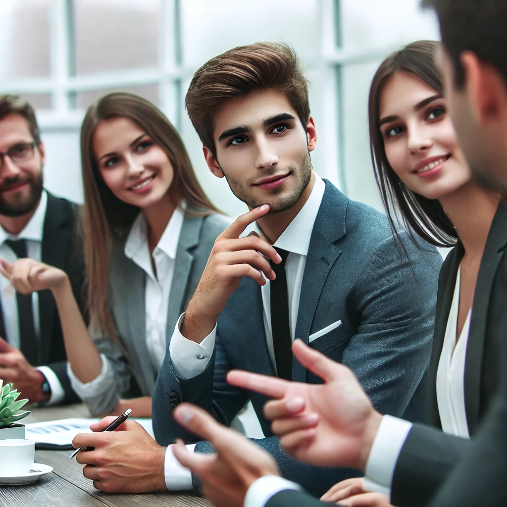 business people understanding each other and making sense of each other's words.